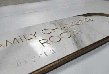 High-end ADA compliant signs for exclusive properties